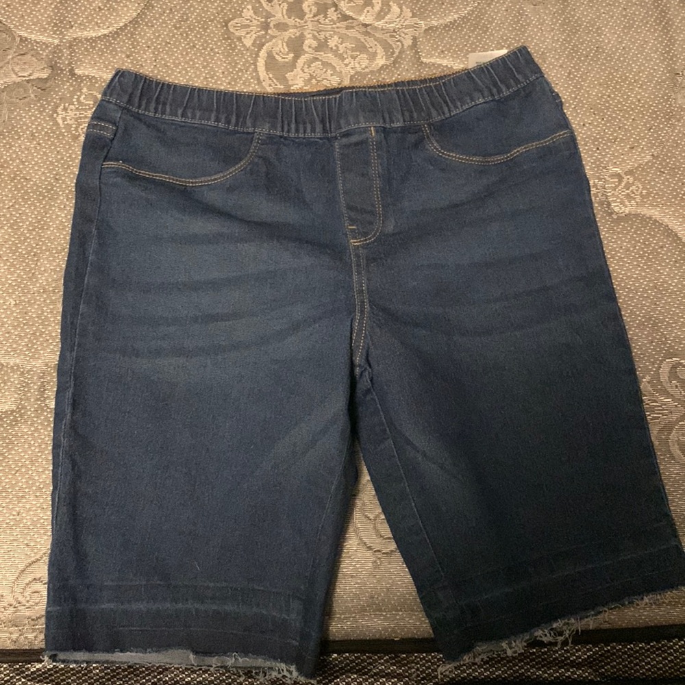 Blue jean shorts